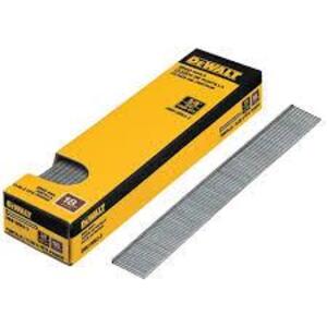 DESCRIPTION: (4) BOXES OF (5000) BRAD NAILS BRAND/MODEL: DEWALT INFORMATION: 18 GAUGE SIZE: 5/8" RETAIL$: $20.00 EA QTY: 4