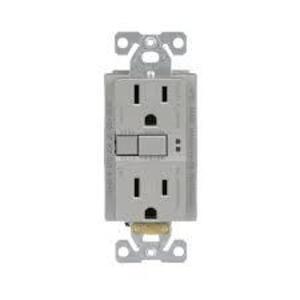 DESCRIPTION: (4) GFCI RECEPTACLE BRAND/MODEL: EATON #GF15 INFORMATION: IVORY SIZE: 125V RETAIL$: $55.84 EA QTY: 4