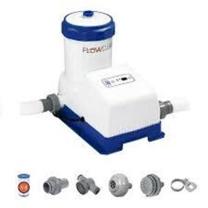 DESCRIPTION: (1) SMART TOUCH WIFI FILTER PUMP BRAND/MODEL: FLOWCLEAR RETAIL$: $169.99 EA QTY: 1