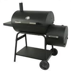 DESCRIPTION: (1) OFFSET CHARCOAL GRILL AND SMOKER BRAND/MODEL: EXPERT GRILL SIZE: 28" RETAIL$: $127.00 EA QTY: 1