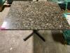 (2) 34" X 42.25" GRANITE TOP TABLE W/ BASE - 2