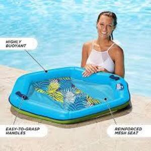 DESCRIPTION: (1) DELUXE LOUNGE CHAIR FOR POOL BRAND/MODEL: AQUA SIZE: 39" RETAIL$: $17.12 EA QTY: 1