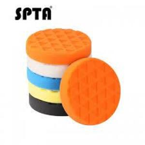 DESCRIPTION: (1) COMPOUND BUFFING PADS POLISHING PADS FOR CAR POLISHER BRAND/MODEL: SPTA SIZE: 5IN RETAIL$: $25.25 EA QTY: 1