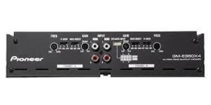 DESCRIPTION: (1) BRIDGEABLE FOUR CHANNEL POWER AMP BRAND/MODEL: PIONEER #GM-E360X4 RETAIL$: $124.00 EA QTY: 1