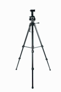 DESCRIPTION: (1) TRIPOD WITH SMARTPHONE CRADLE BRAND/MODEL: ONN SIZE: 17.8-52" RETAIL$: $14.98 EA QTY: 1