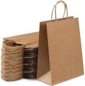 DESCRIPTION: (1) CASE OF APROX (50) KRAFT BAGS INFORMATION: BROWN QTY: 1