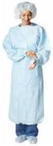 DESCRIPTION: (3) CASES OF (75) BLUE FILM GOWN BRAND/MODEL: PRECEPT #8572 INFORMATION: BLUE RETAIL$: $37.99 EA QTY: 3