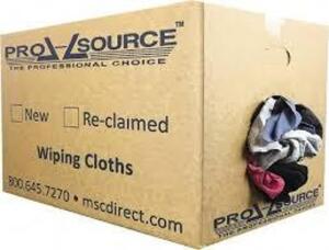 DESCRIPTION: (1) CASE OF RE-CLAIMED WIPING CLOTHS BRAND/MODEL: PROSOURCE RETAIL$: $20.00 EA QTY: 1