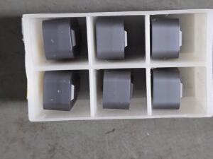 DESCRIPTION: (6) CARBIDE RAILROAD INSERTS BRAND/MODEL: KENNAMETAL KRR658680 RETAIL$: $487.50 QTY: 6