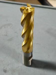 DESCRIPTION: (1) COBALT RPUGHING END MILL BRAND/MODEL: VC 01853365 SIZE: 3/4" DIA RETAIL$: $34.43 QTY: 1