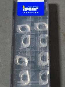 DESCRIPTION: (10) CARBIDE MILLING INSERTS BRAND/MODEL: ISCAR ADKT 150550R-HM IC328 RETAIL$: $241.50 QTY: 10