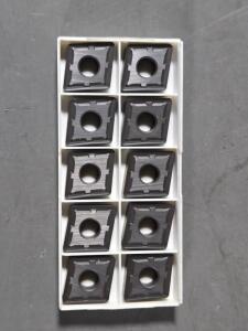 DESCRIPTION: (10) CARBIDE TURNING INSERTS BRAND/MODEL: SECO CNMG190616-M5 TP2500 RETAIL$: $430.00 QTY: 10