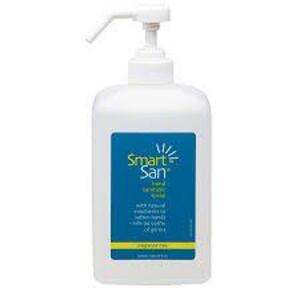 DESCRIPTION: (5) HAND SANITIZER SPARY BRAND/MODEL: SMART SAN INFORMATION: FRAGRANCE-FREE SIZE: 1L RETAIL$: $16.35 EA QTY: 5