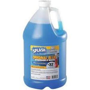 DESCRIPTION: (2) WINDSHIELD WASHER FLUID BRAND/MODEL: SPLASH ORIGINAL BLUE SIZE: 1 GALLON RETAIL$: $10.00 EA QTY: 2