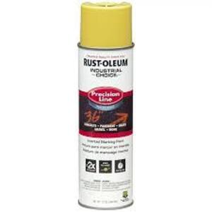 DESCRIPTION: (6) LINE MARKING PAINT BRAND/MODEL: RUST-OLEUM INFORMATION: YELLOW SIZE: 17 OZ RETAIL$: $11.07 EA QTY: 6