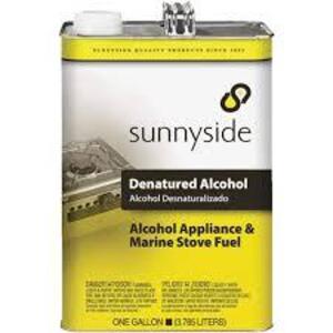 DESCRIPTION: (2) DENATURED ALCOHOL BRAND/MODEL: SUNNYSIDE #44ZU09 SIZE: 1 GALLON RETAIL$: $24.99 EA QTY: 2