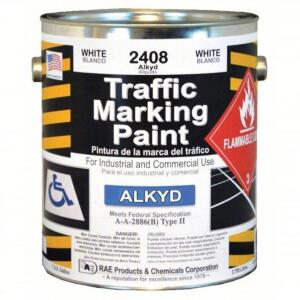 DESCRIPTION: (1) TRAFFIC MARKING PAINT BRAND/MODEL: RAE #3EHG3 INFORMATION: WHITE SIZE: 1 GALLON RETAIL$: $112.06 EA QTY: 1