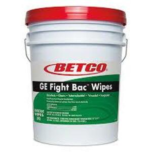 DESCRIPTION: (1) GE FIGHT BAC WIPES BRAND/MODEL: BETCO SIZE: 5 GALLON RETAIL$: $177.99 EA QTY: 1