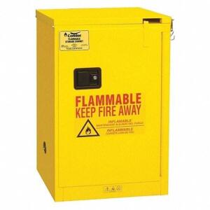 12 GAL FLAMMABLE CABINET, SELF-CLOSING SAFETY CABINET DOOR TYPE