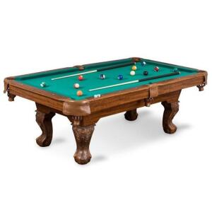 CLASSIC SPORTS BRIGHTON 87" BILLIARD POOL TABLE IN GREEN