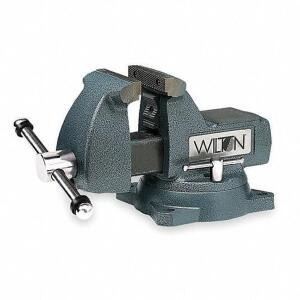 STANDARD DUTY COMBINATION VISE, 6 IN JAW WIDTH, 5 3/4 IN MAX. OPENING, 4 1/8 IN THROAT DEPTH