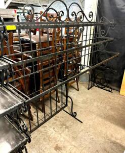 IRON SHELVING UNIT