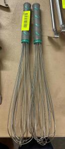 (2) LARGE WHISKS