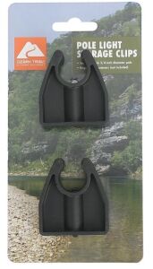 DESCRIPTION: (6) POLE LIGHT STORAGE CLIPS BRAND/MODEL: OZARK TRAIL RETAIL$: $11.99 EA QTY: 6