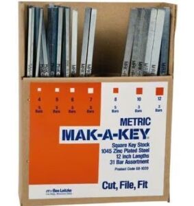 DESCRIPTION: (1) 31 PIECE ASSORTMENT KEYSTOCK ZINK STEEL BRAND/MODEL: MAK-A-KEY #31973902 SIZE: 12" RETAIL$: $133.90 EA QTY: 1