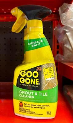 (3)- GOO GONE GROUT AND TILE CLEANER