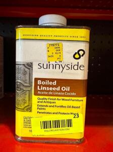 (2)- SUNNYSIDE BOILED LINSEED OIL