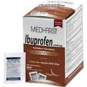 (4) MEDI-FIRST 200 MG MEDI-FIRST IBUPROFEN 2 TABLETS, BOX OF 250