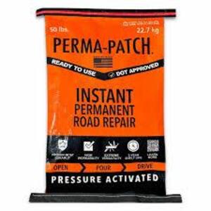 DESCRIPTION: (7) PERMANENT PAVEMENT REPAIR BRAND/MODEL: PERMA-PATCH #13R450 SIZE: 30 LB RETAIL$: $30.000 EA QTY: 7