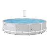 DESCRIPTION: (1) PRISM FRAME CLEARVIEW ABOVE GROUND POOL KITBRAND/MODEL: INTEX #26753WLINFORMATION: INCLUDES FILTER, LADDER, PUMP, COVERSIZE: 17' X 48"RETAIL$: $215.02 EAQTY: 1