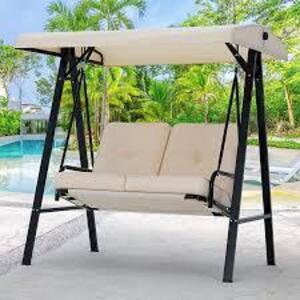 DESCRIPTION: (2) PERSON PORCH SWING BRAND/MODEL: T-SC10S10 RETAIL$: $159.99 EA QTY: 2