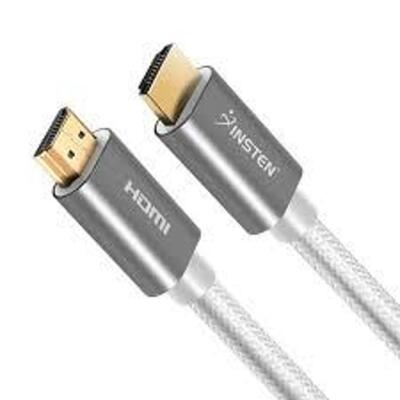 DESCRIPTION: (4) ULTRA HIGH SPEED HDMI CABLE BRAND/MODEL: INSTEN INFORMATION: WHITE, 8K SIZE: 10' RETAIL$: $12.99 EA QTY: 4