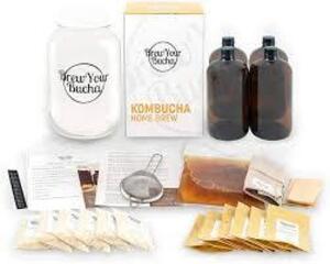 DESCRIPTION: (1) DIY KOMBUCHA KIT BRAND/MODEL: BREW YOUR OWN BUCHA SIZE: 1 GALLON RETAIL$: $64.99 EA QTY: 1