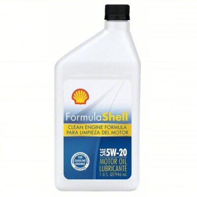 DESCRIPTION: (6) ENGINE OIL BRAND/MODEL: SHELL #33GP30 SIZE: 5-W20 RETAIL$: $26.00 EA QTY: 6