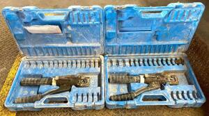 (2) CEMBRE HYDRAULIC CRIMPING TOOL W/ CARRYING CASE