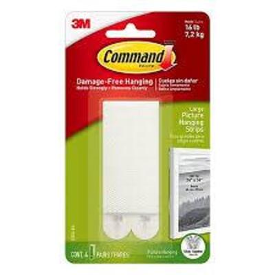 DESCRIPTION: (2) CASES OF (24) PICTURE HANGING STRIPS BRAND/MODEL: 3M COMMAND #17206-ES RETAIL$: $34.89 EA QTY: 2