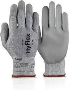 DESCRIPTION: (1) CASE OF (144) PAIRS OF CUT RESISTANT WORK GLOVES BRAND/MODEL: HYFLEX #702P06 INFORMATION: GRAY AND WHITE SIZE: SIZE 7 RETAIL$: $1858.