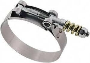 DESCRIPTION: (9) SPRING LOADED T-BOLT CLAMP BRAND/MODEL: IDEAL #61586145 SIZE: 3/4" RETAIL$: $12.04 EA QTY: 9