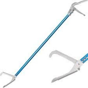 DESCRIPTION: (1) SNAKE HANDLING TOOL BRAND/MODEL: TONGS . COM INFORMATION: BLUE SIZE: APPROX 5' RETAIL$: $31.99 EA QTY: 1