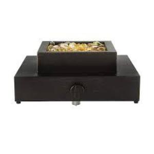 DESCRIPTION: (1) OUTDOOR TABLETOP FIRE PIT BRAND/MODEL: HAMPTON BAY #1002665537 INFORMATION: BLACK SIZE: 14" W X 14" L X 6.7" H RETAIL$: $99.99 EA QTY