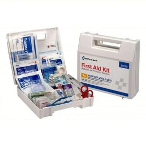 DESCRIPTION: (2) FIRST AID KITS BRAND/MODEL: PRODUCT NUMBER #488G88 INFORMATION: WHITE SIZE: 25 PEOPLE SERVED RETAIL$: $86.32 EA QTY: 2