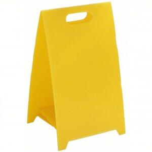 DESCRIPTION: (5) BLANK FLOOR SIGN BRAND/MODEL: SEE ALL INDUSTRIES #3YTU6 INFORMATION: YELLOW SIZE: 12X25 RETAIL$: $24.17 EA QTY: 5