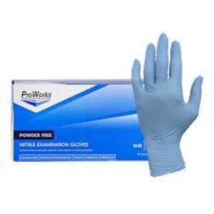 DESCRIPTION: (1) CASE OF (1000) DISPOSABLE GLOVES BRAND/MODEL: PROWORKS INFORMATION: POWDER FREE SIZE: MED QTY: 1