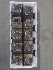 DESCRIPTION: (10) CABIDE TURNING INSERTS BRAND/MODEL: ISCAR CCMT 431-16 RETAIL$: $156.00 QTY: 10