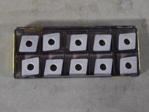 DESCRIPTION: (10) CERAMIC TURNING INSERTS BRAND/MODEL: SANDVIK COROMANT RETAIL$: $246.52 QTY: 10