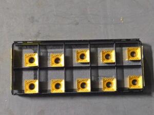 DESCRIPTION: (10) CARBIDE MILLING INSERTS BRAND/MODEL: SANDVIK COROMANT SPMT 09 T3 08-WL 4030 RETAIL$: $235.00 QTY: 10